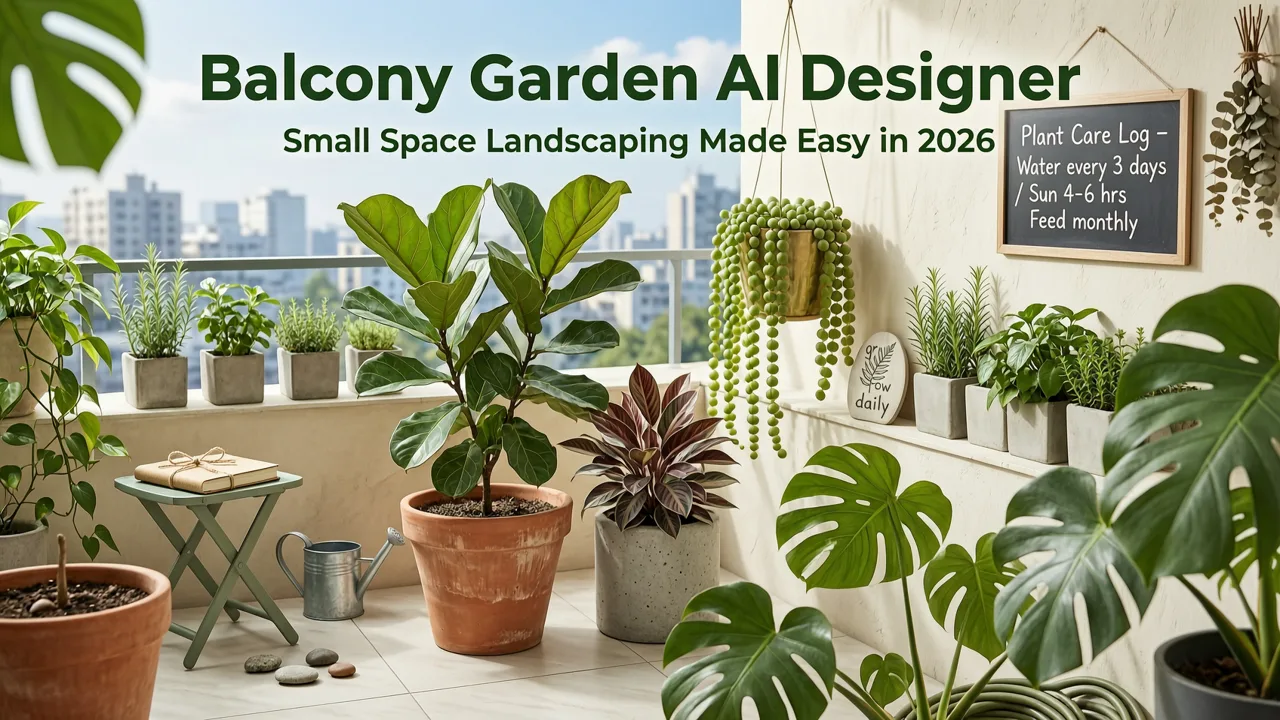 Balcony Garden AI Designer – Small Space Landscaping Made Easy in 2026 - balcony garden ai designer
