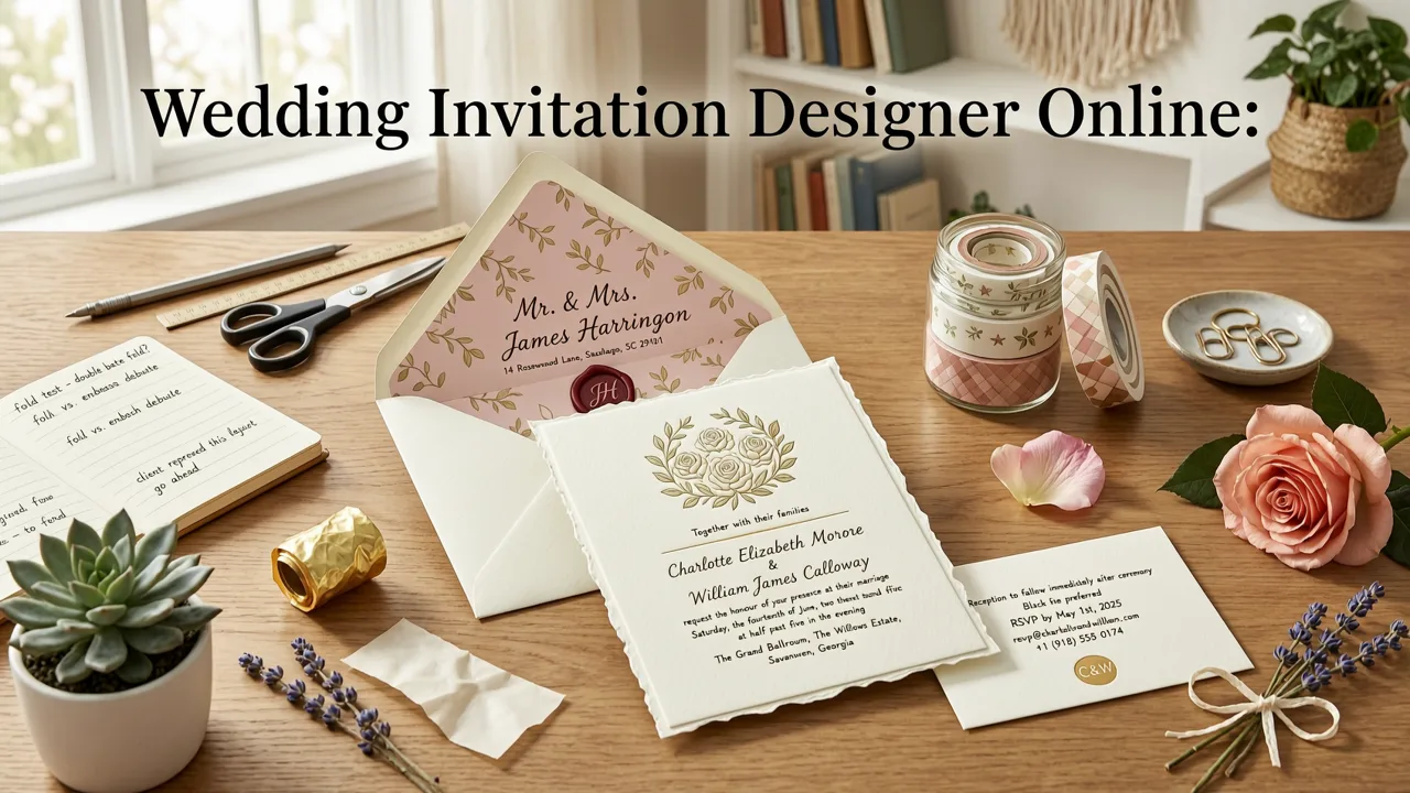 Wedding Invitation Designer Online: The Short Answer - wedding invitation designer online