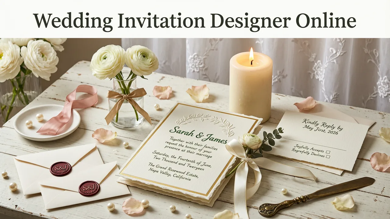 Why a Wedding Invitation Designer Online Is the Smart Choice in 2026 - wedding invitation designer online