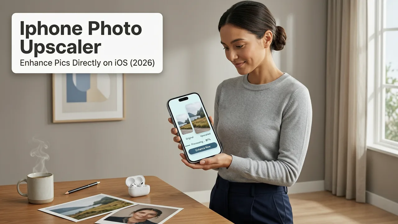 iPhone Photo Upscaler — Enhance Pics Directly on iOS (2026)