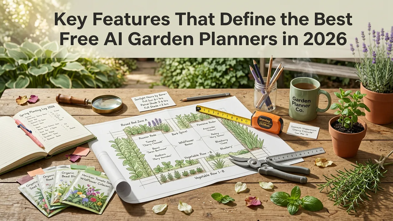 Key Features That Define the Best Free AI Garden Planners in 2026 - ai garden planner free