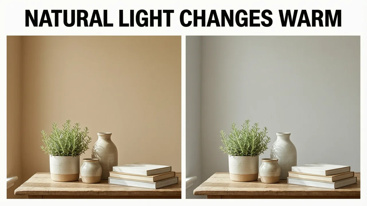 How Natural Light Changes Warm Beige vs Cool Beige Paint - warm beige vs cool beige paint