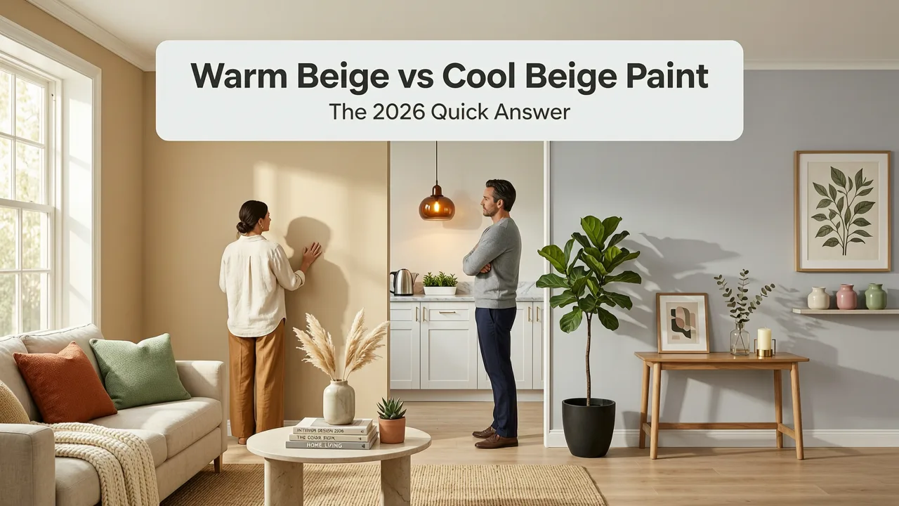 Warm Beige vs Cool Beige Paint: Which Works Best in 2026?