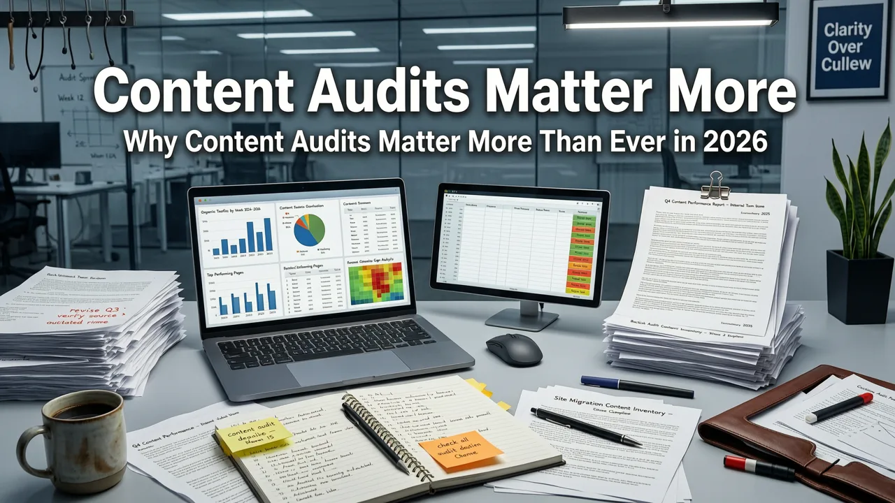 Why Content Audits Matter More Than Ever in 2026 - seo content audit tool