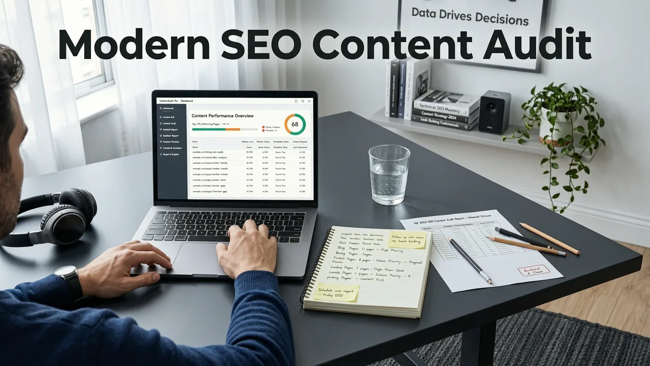 What a Modern SEO Content Audit Tool Actually Does - seo content audit tool