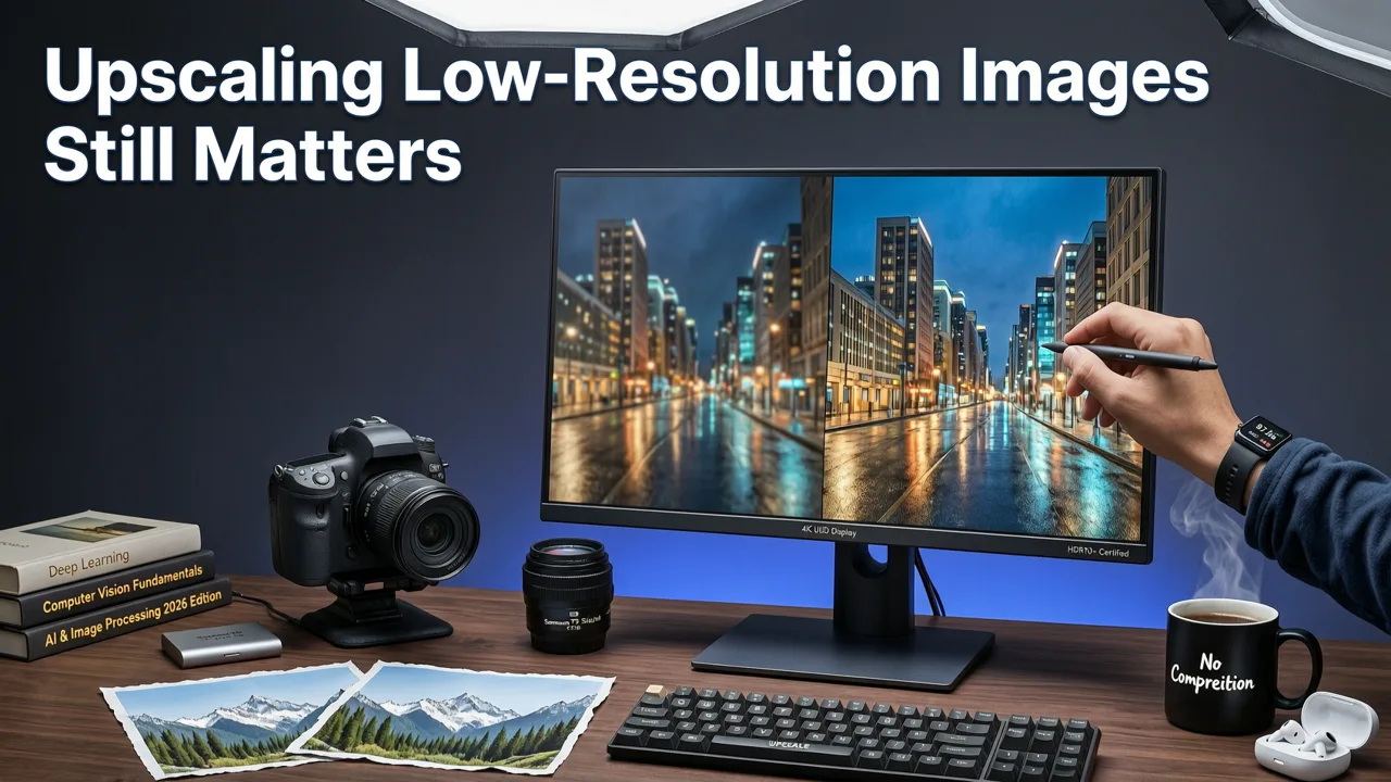 Why Upscaling Low-Resolution Images Still Matters in 2026 - upscale low resolution image online