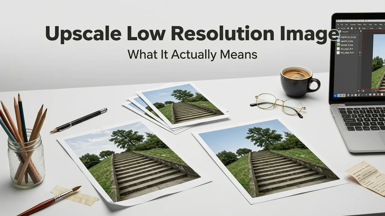 What "Upscale Low Resolution Image Online" Actually Means - upscale low resolution image online