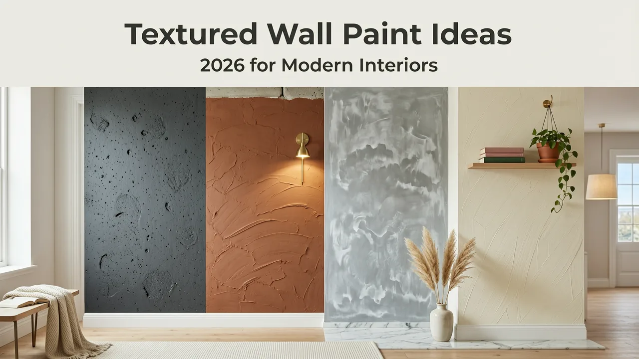 12 Textured Wall Paint Ideas 2026 for Modern Interiors - textured wall paint ideas 2026
