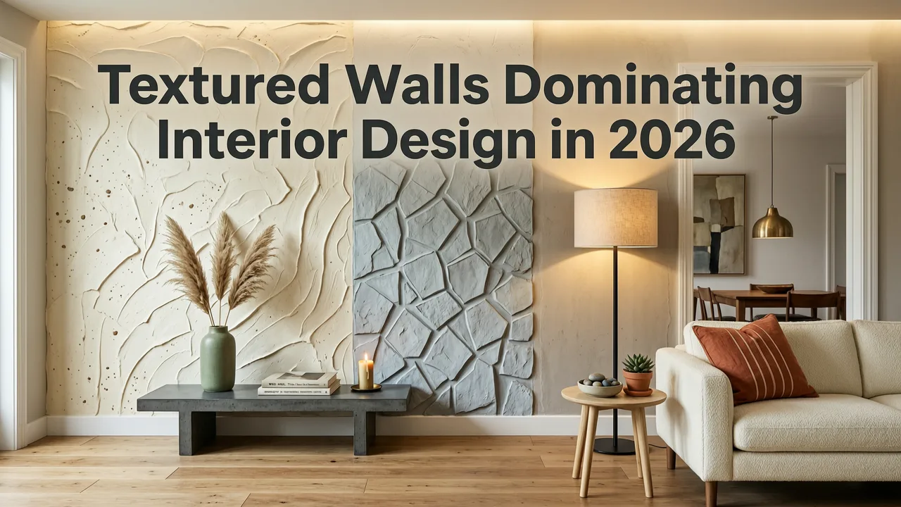 Why Textured Walls Are Dominating Interior Design in 2026 - textured wall paint ideas 2026