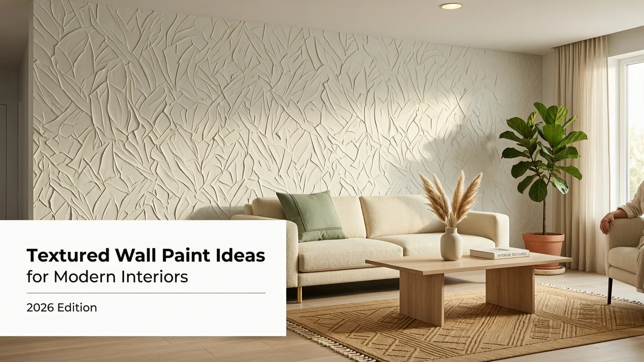 12 Textured Wall Paint Ideas 2026 for Modern Interiors
