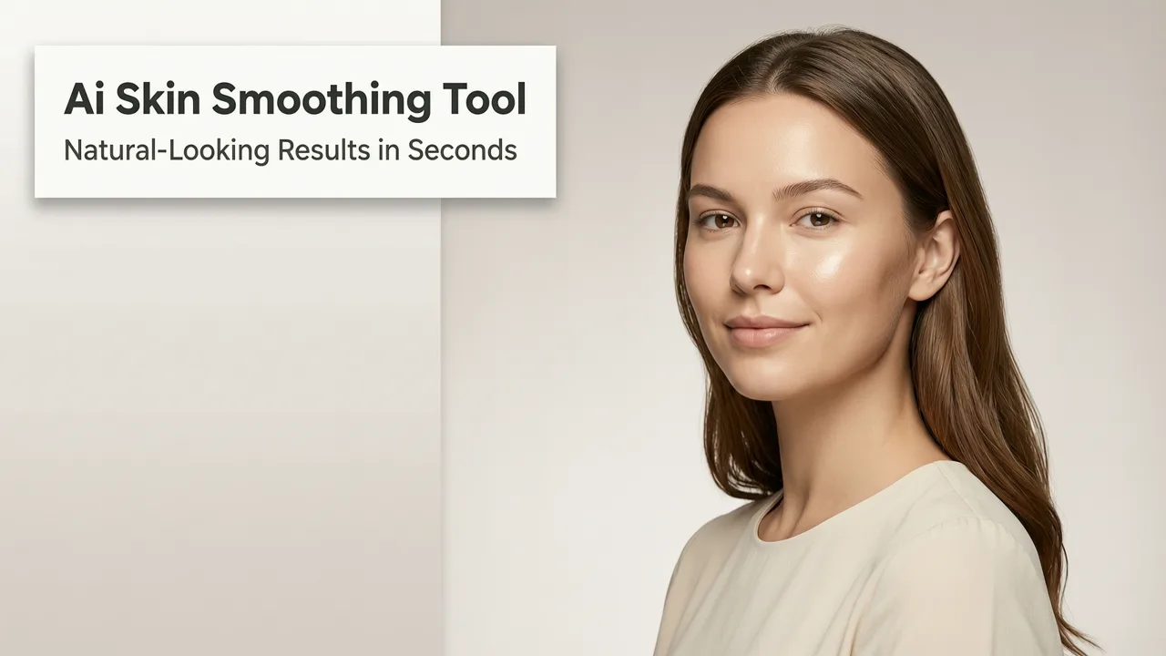 Featured image for AI Skin Smoothing Tool — Natural-Looking Results in Seconds