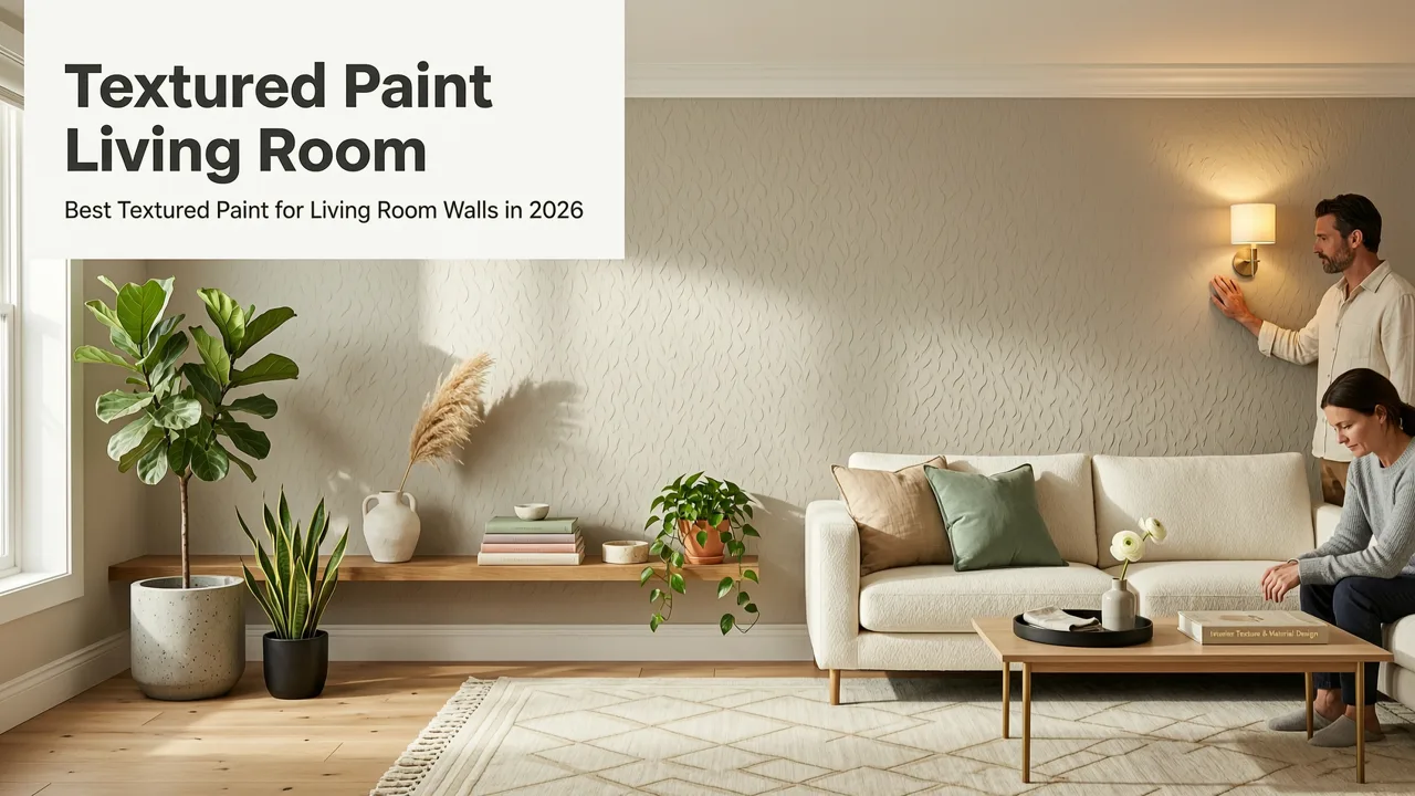 Best Textured Paint for Living Room Walls in 2026