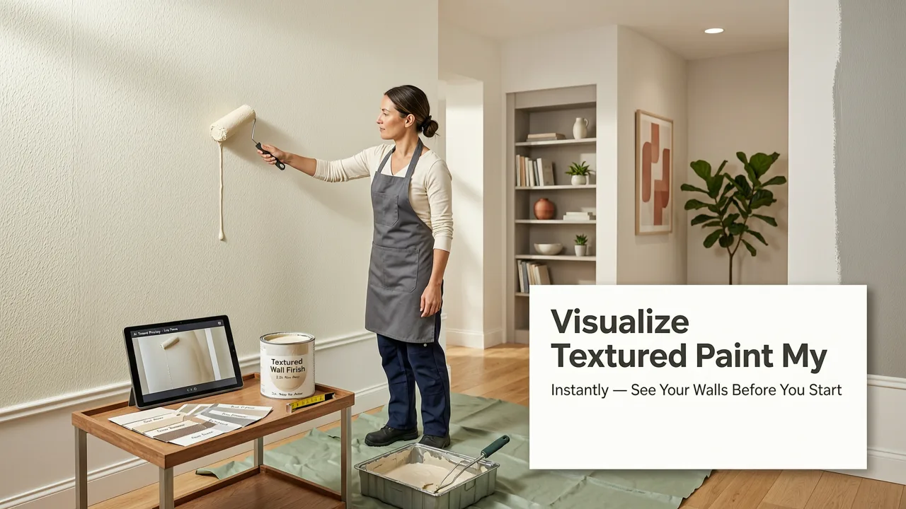 How to Visualize Textured Paint on Your Wall Instantly