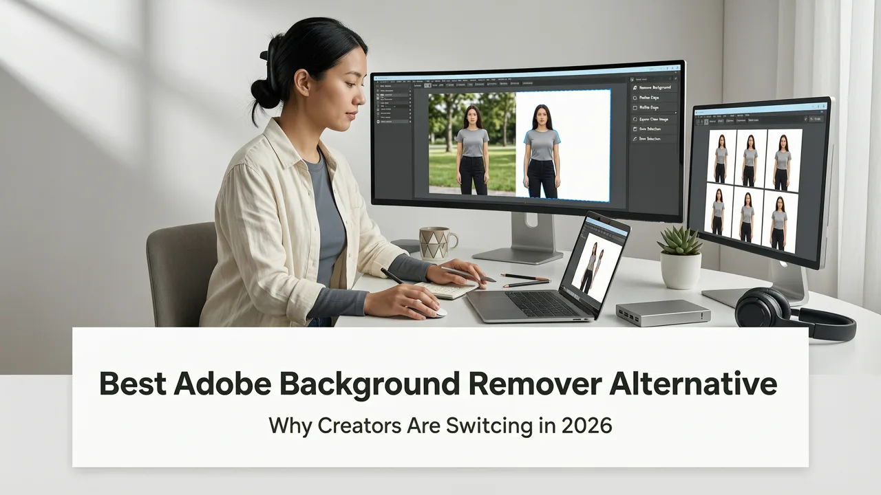 Featured image for Best Adobe Background Remover Alternative in 2026