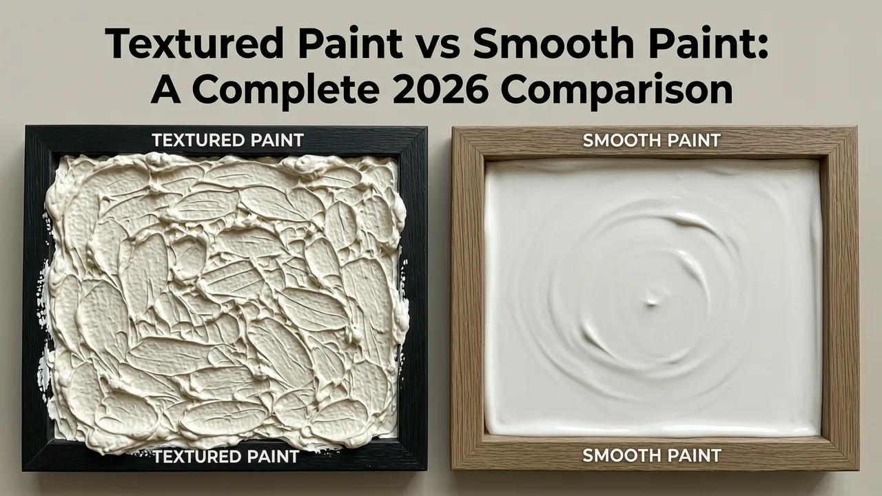 Textured Paint vs Smooth Paint: A Complete 2026 Comparison - textured paint vs smooth paint comparison