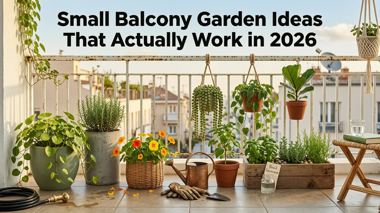 12 Small Balcony Garden Ideas That Actually Work in 2026 - small balcony garden ideas