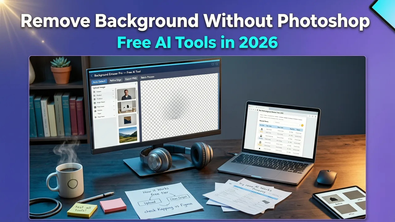 Remove Background Without Photoshop — Free AI Tools in 2026 - remove background without photoshop