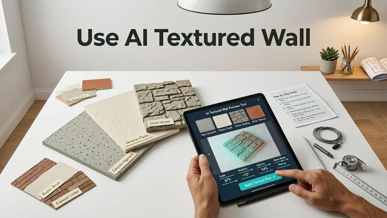 How to Use the AI Textured Wall Preview Tool Step by Step - ai textured wall preview tool