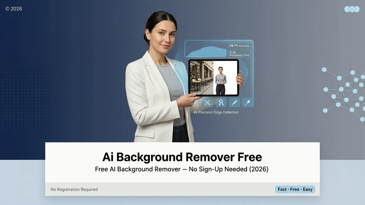 Featured image for Free AI Background Remover — No Sign-Up Needed (2026)