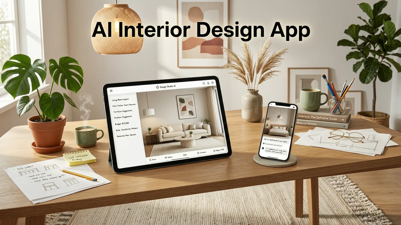 How an AI Interior Design App Actually Works - ai interior design app