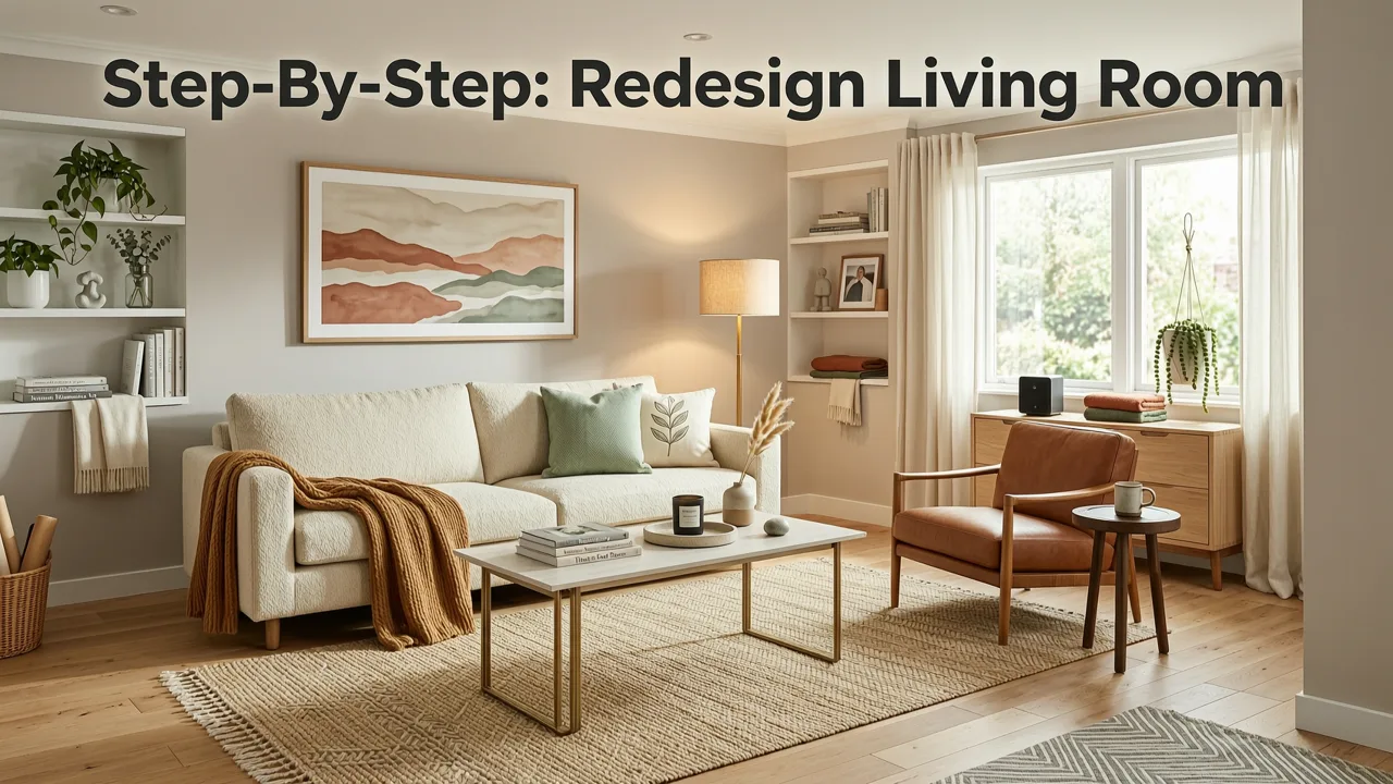 Step-by-Step: How to Redesign Your Living Room with a Photo - redesign living room with photo