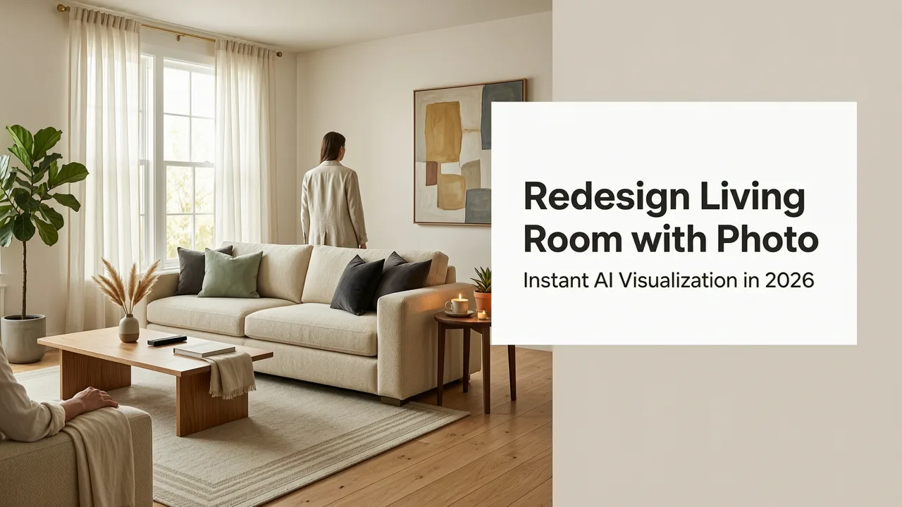 Redesign Living Room with Photo: Instant AI Visualization in 2026