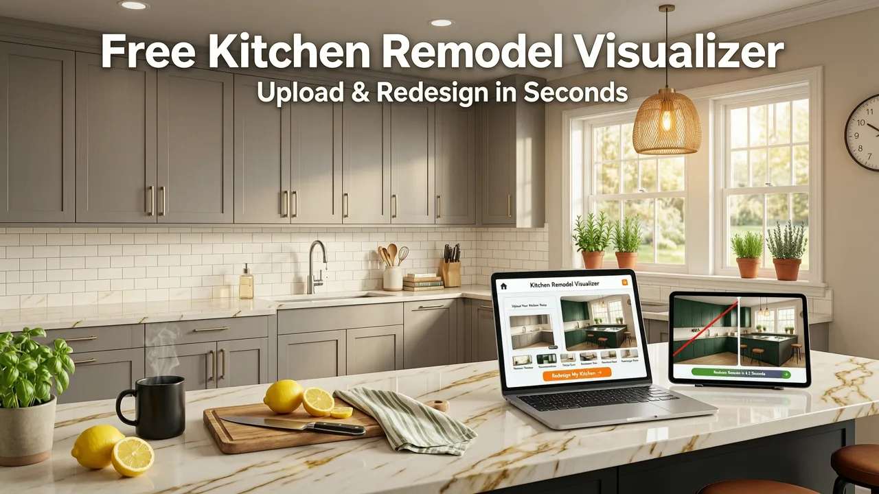 Free Kitchen Remodel Visualizer — Upload & Redesign in Seconds - kitchen remodel visualizer