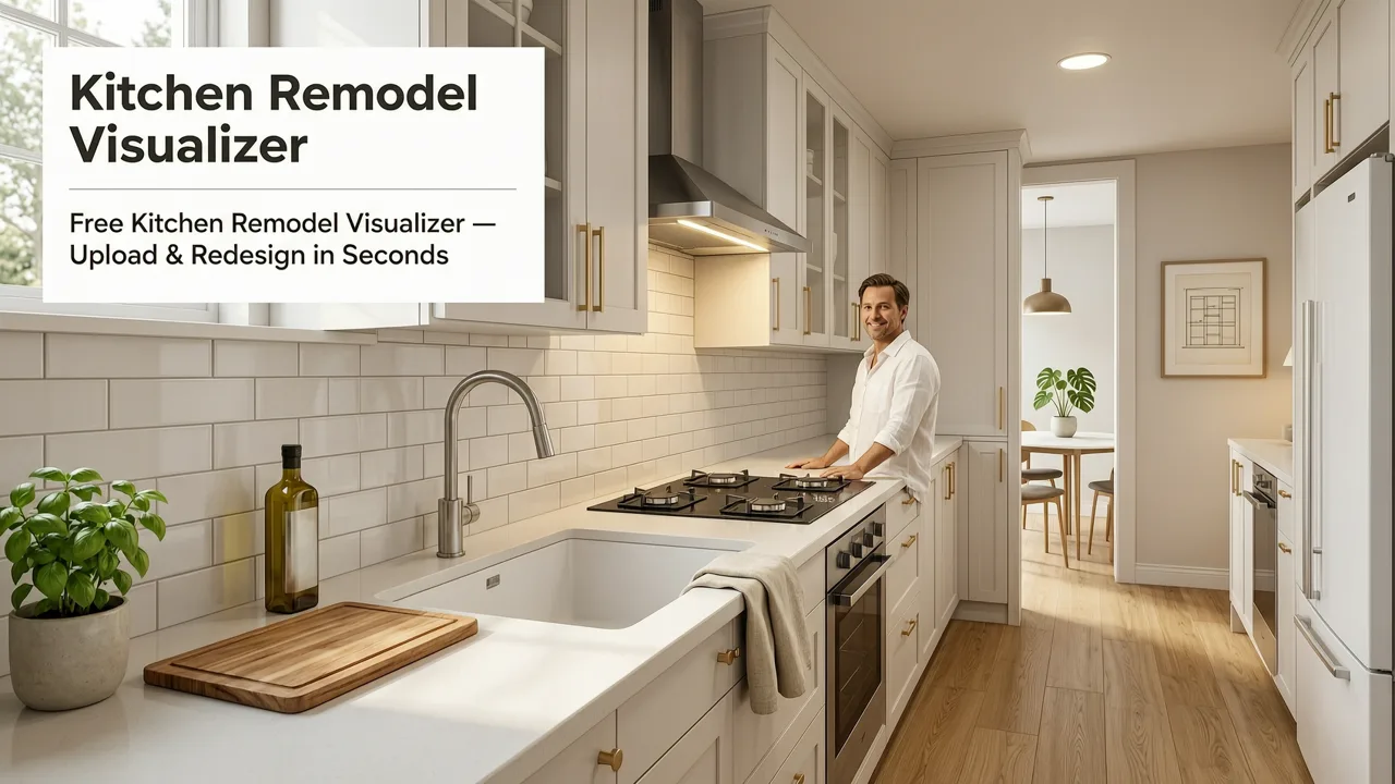 Free Kitchen Remodel Visualizer — Upload & Redesign in Seconds