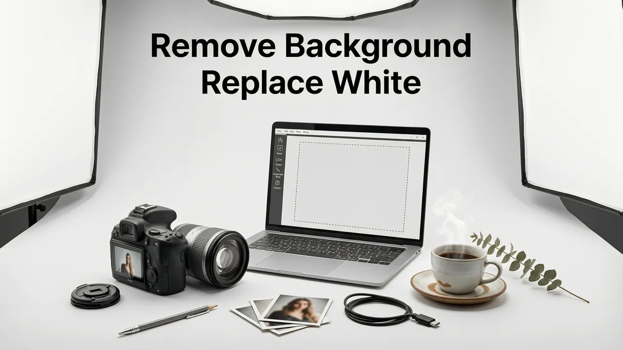 How to Remove Background and Replace with White in AI Image Editor - remove background and replace with white