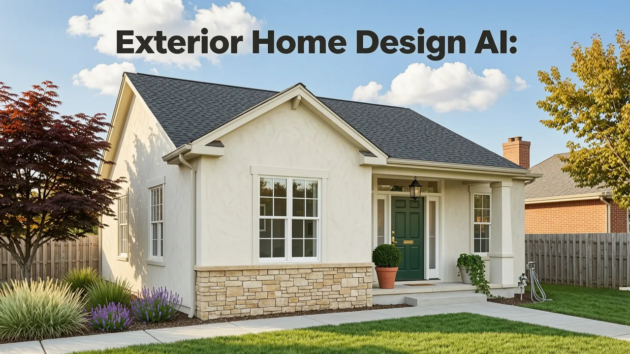 Exterior Home Design AI: Visualize Your Home Makeover Before You Build - exterior home design ai
