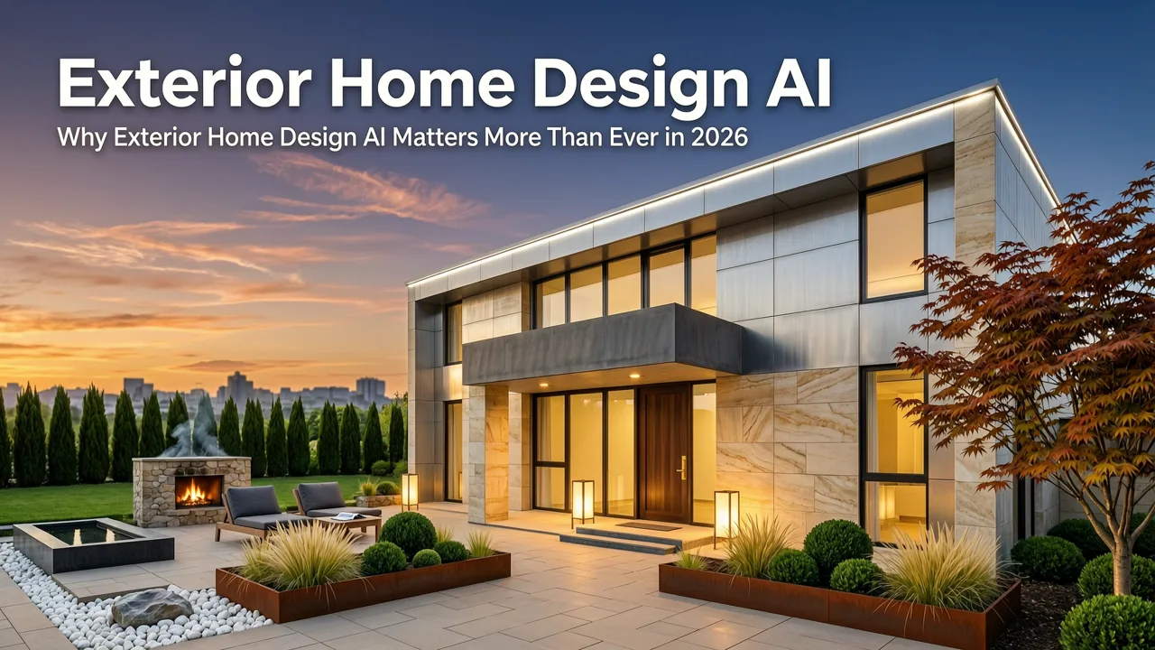 Why Exterior Home Design AI Matters More Than Ever in 2026 - exterior home design ai