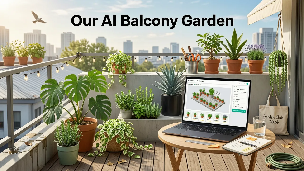 How Our AI Balcony Garden Designer Works (Step-by-Step) - ai balcony garden designer