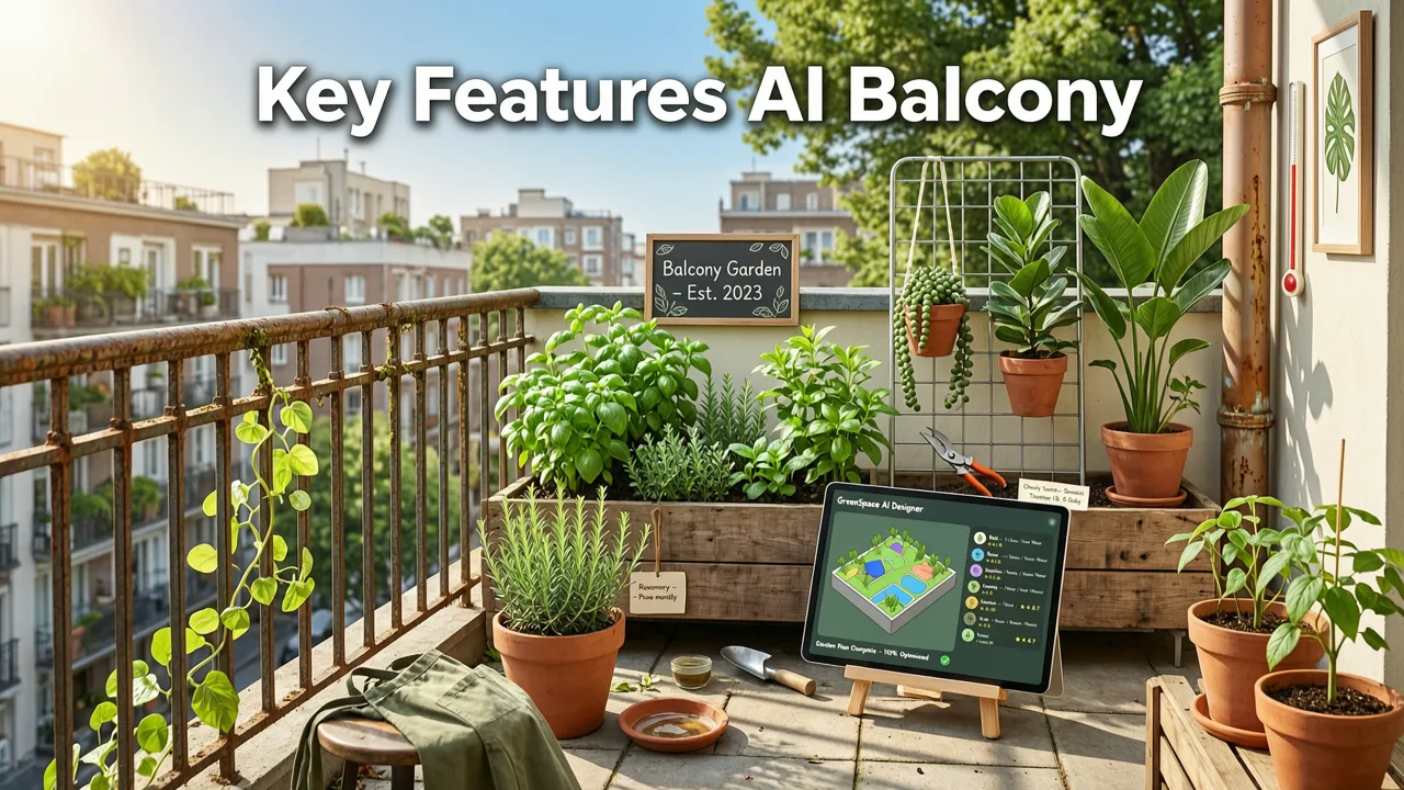 Key Features of the Best AI Balcony Garden Designer - ai balcony garden designer