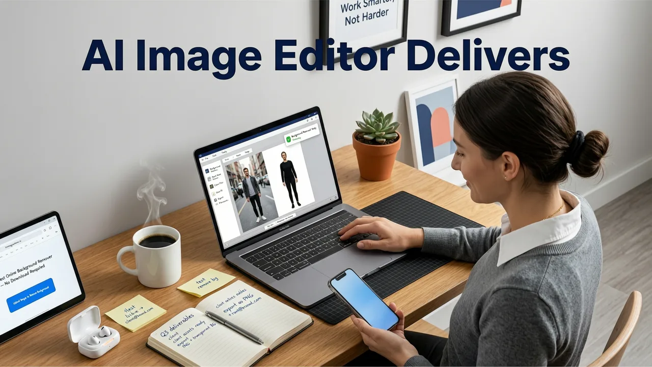 How AI Image Editor Delivers the Best AI Background Remover Online No Download Experience - ai background remover online no download