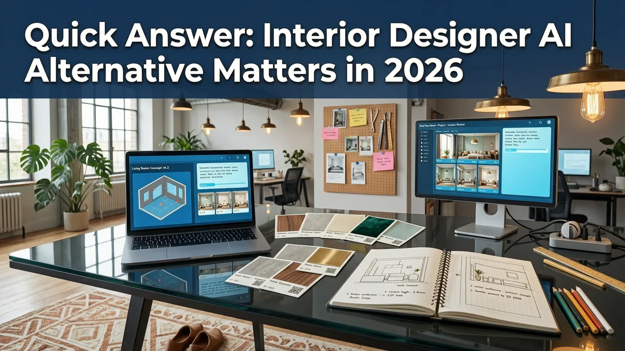 The Quick Answer: Why an Interior Designer AI Alternative Matters in 2026 - interior designer ai alternative