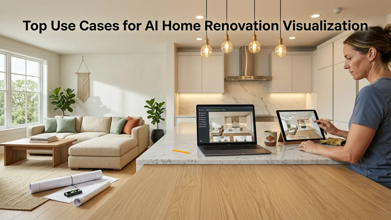 Top Use Cases for AI Home Renovation Visualization - modern interior design app
