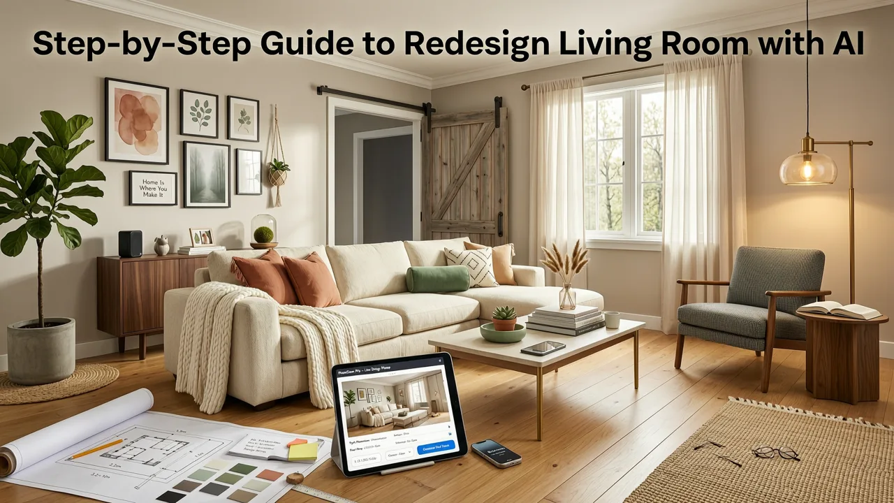 Step-by-Step Guide to Redesign Living Room with AI - redesign living room with ai