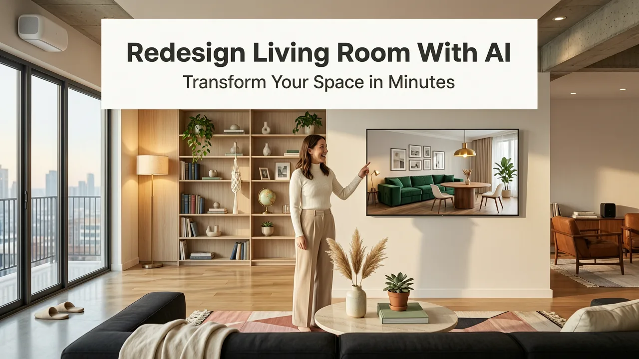 How to Redesign Living Room with AI in Under 60 Seconds