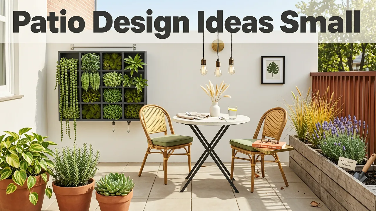 Top Patio Design Ideas for Small Spaces to Maximize Your Area - patio design ideas for small spaces