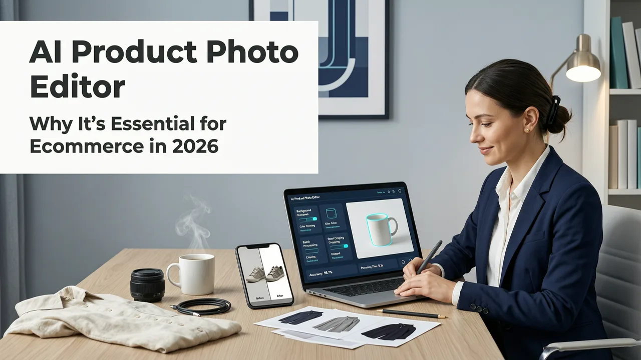 Featured image for AI Product Photo Editor for Ecommerce: The 2026 Guide