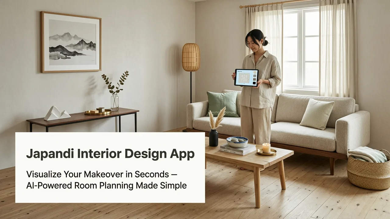 Japandi Interior Design App: Visualize Your Makeover in Seconds