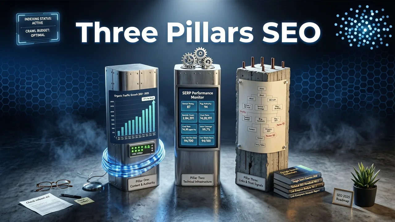 The Three Pillars of SEO in 2026 - how does seo work for beginners