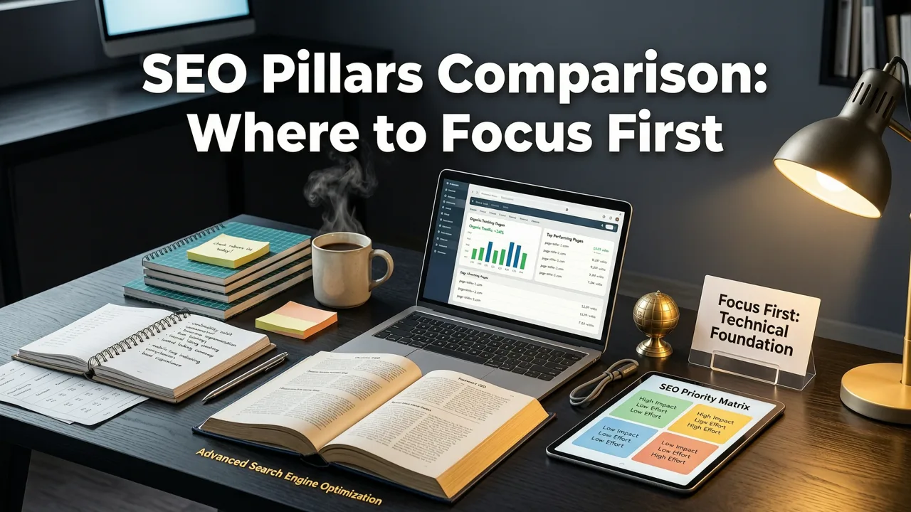 SEO Pillars Comparison: Where to Focus First - how does seo work for beginners