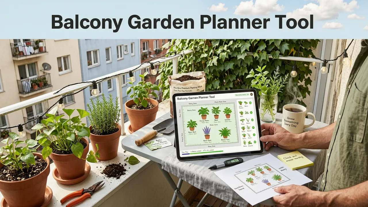 How the Balcony Garden Planner Tool Works in 2026 - balcony garden planner tool