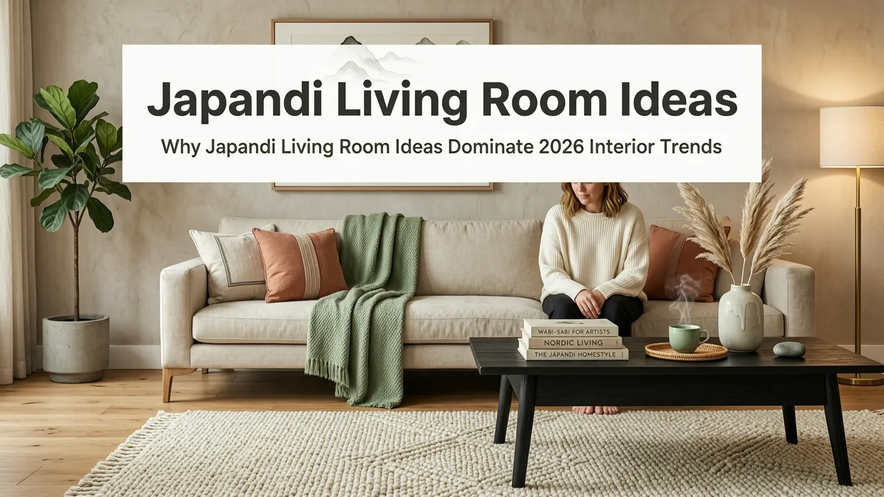 Japandi Living Room Ideas 2026: Visualize with AI