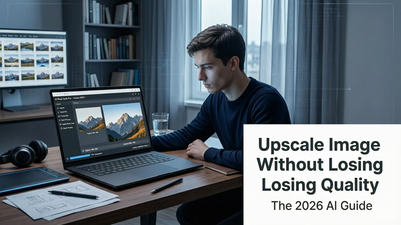 Featured image for Upscale Image Without Losing Quality: The 2026 AI Guide