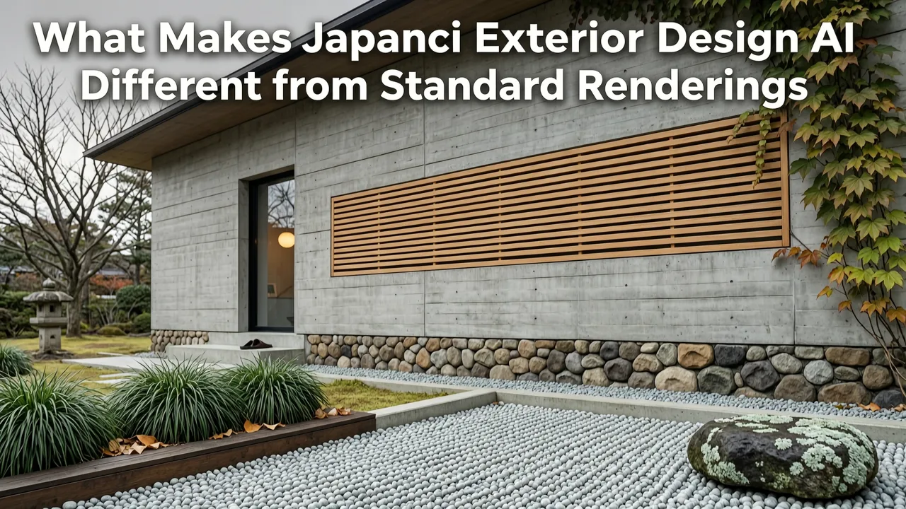 What Makes Japandi Exterior Design AI Different from Standard Renderings - japandi exterior design ai