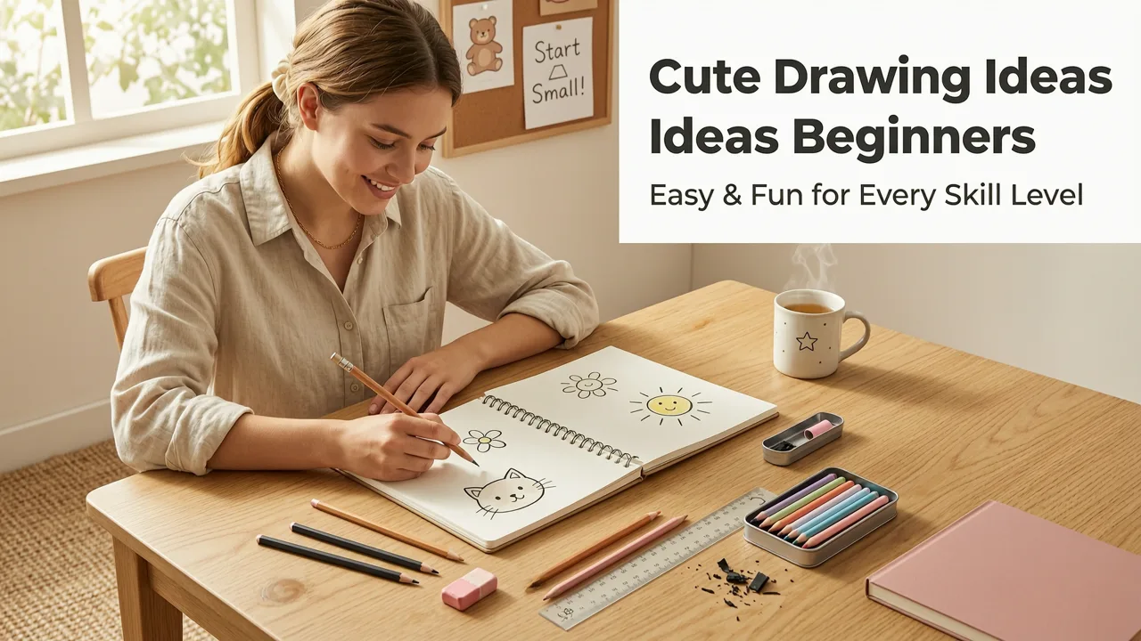 20 Cute Drawing Ideas for Beginners to Try in 2026
