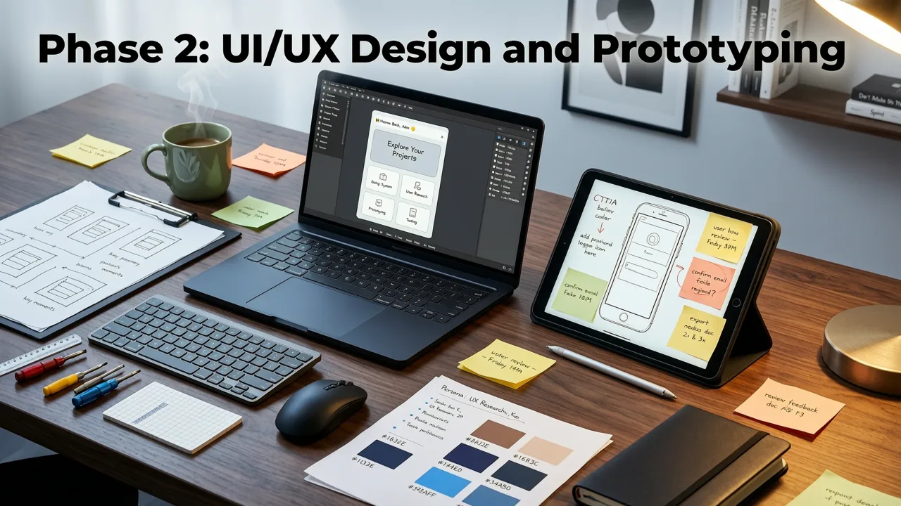 Phase 2: UI/UX Design and Prototyping - mvp software development process