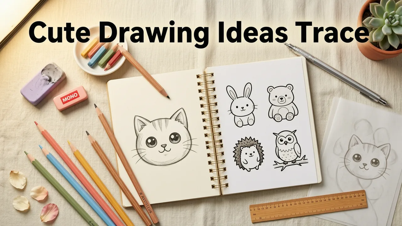 15 Cute Drawing Ideas to Trace for Beginners in 2026 - cute drawing ideas to trace